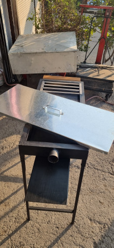 منقل فن خور ۴۰×۹۰ پایه جداشو میز بغل ودرب وجاکتری